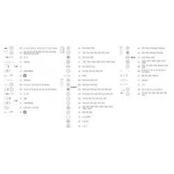 MALA DE FERRAMENTAS 232 PEÇAS HEXAGONAL JBM