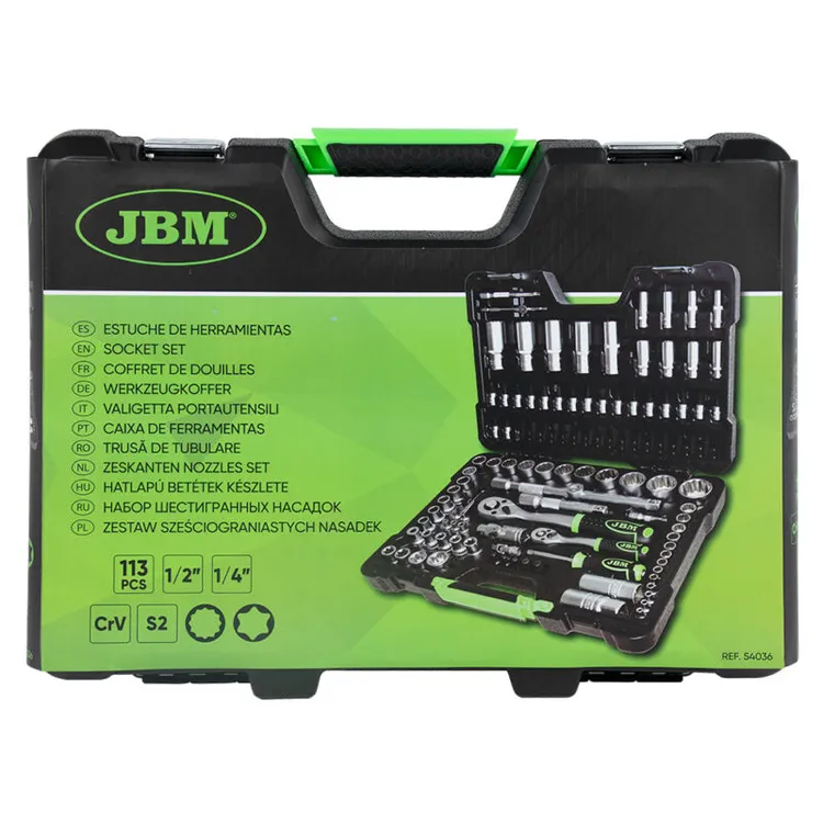 MALA FERRAMENTAS 113 PEÇAS 12 PONTAS JBM