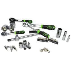 MALA FERRAMENTAS 179 PEÇAS SEXTAVADAS CROMADA JBM