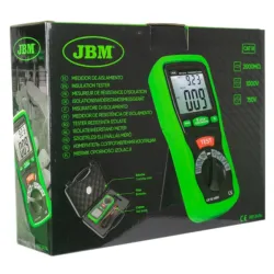 MEDIDOR ISOLAMENTO 1000V CAT III JBM