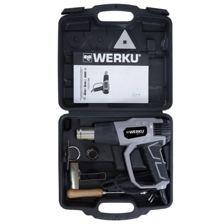 PISTOLA DE AR QUENTE 2000W WERKU