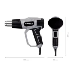 PISTOLA DE AR QUENTE 2000W WERKU