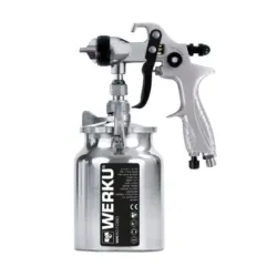 PISTOLA DE PINTAR C/ COPO 1000ML HVLP-II WERKU