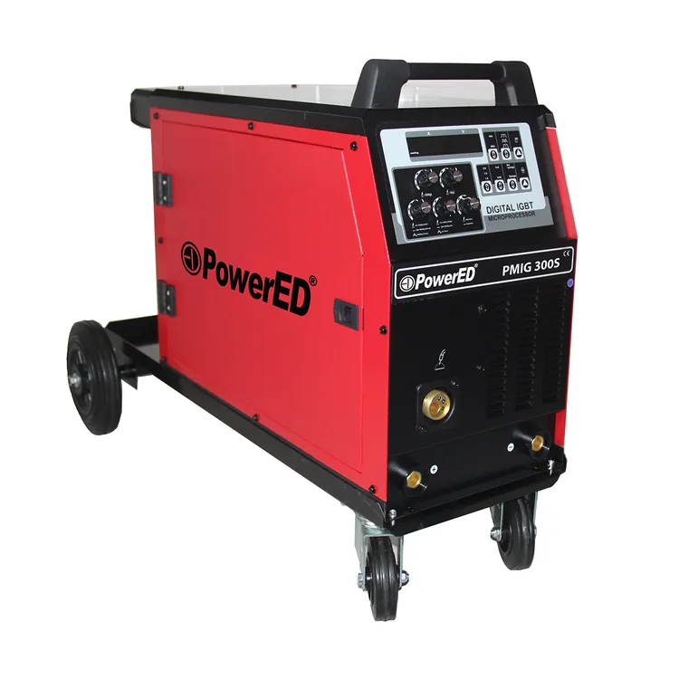 Máquina de Soldar Semi-Automática Inverter Sinérgica POWERED PMIG300S 380V 300A