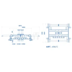 TRAVERSA DE ELEVAÇÃO 10000KG OMCN