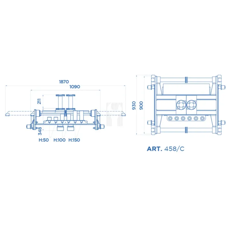 TRAVERSA DE ELEVAÇÃO 10000KG OMCN