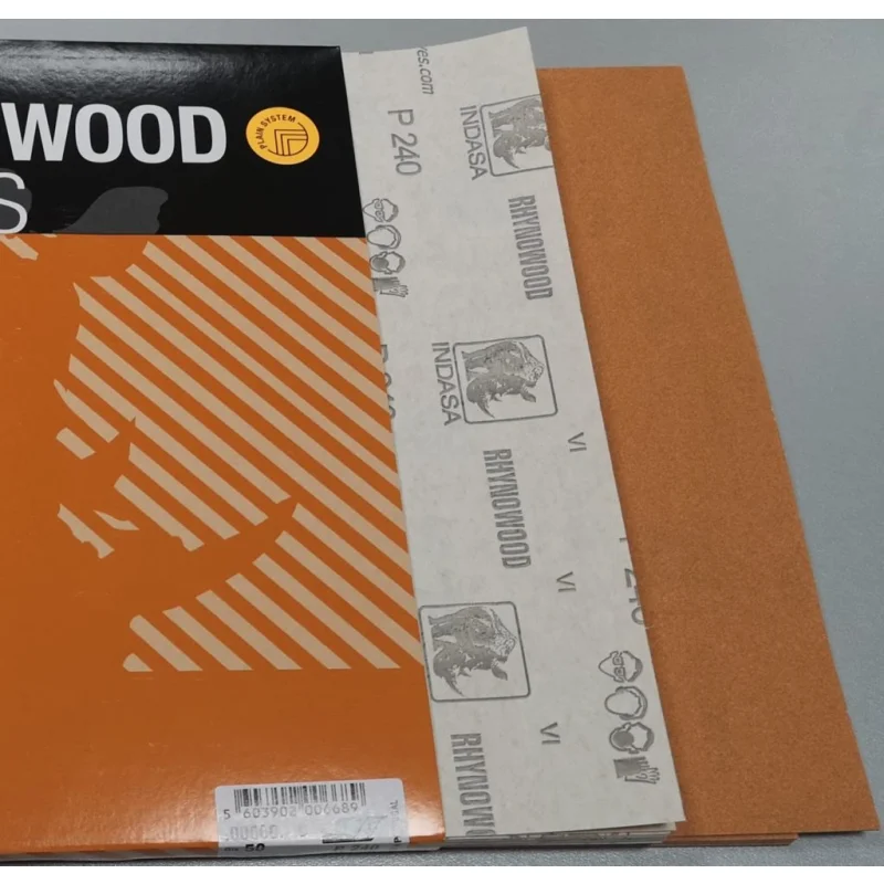 LIXA PARA MADEIRA GR240 50P RHYNOWOOD