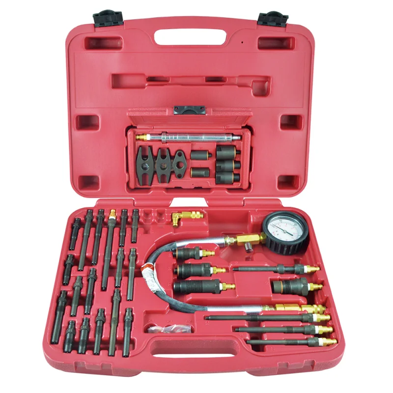 Kit de teste de compressão diesel JBM 70kg/cm2 1000PSI com adaptadores