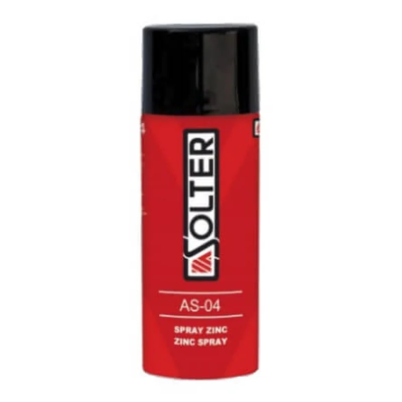 Spray Galvanizado Brilhante SOLTER AS-04 400ml Zinco-Alumínio