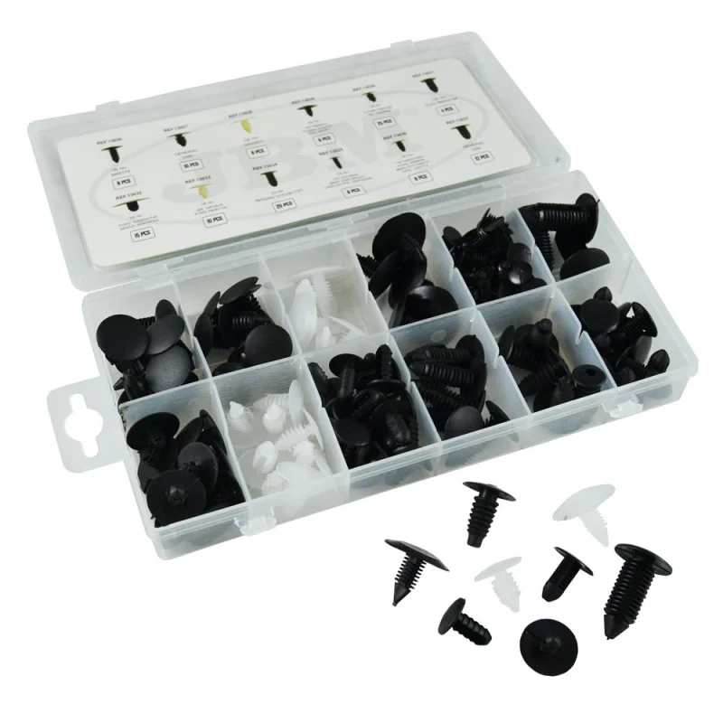 SORTIDO DE CLIPS UNIVERSAIS 128 PCS JBM