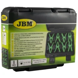 JOGO DE 8 PINÇAS PARA A DESCONEXÃO DE MANGUEIRAS JBM