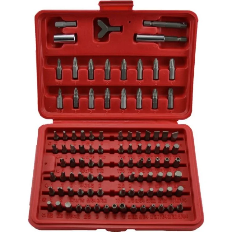 CONJUNTO DE PONTEIRAS 100 PÇS TOOLHUB