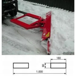 PÁ PARA RETIRAR NEVE E PRODUTOS A GRANEL P/ EMPILHADOR