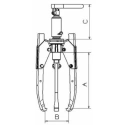 EXTRACTOR AUTOCENTRANTE HIDRÁULICO FUSO INTEGRADO FORZA