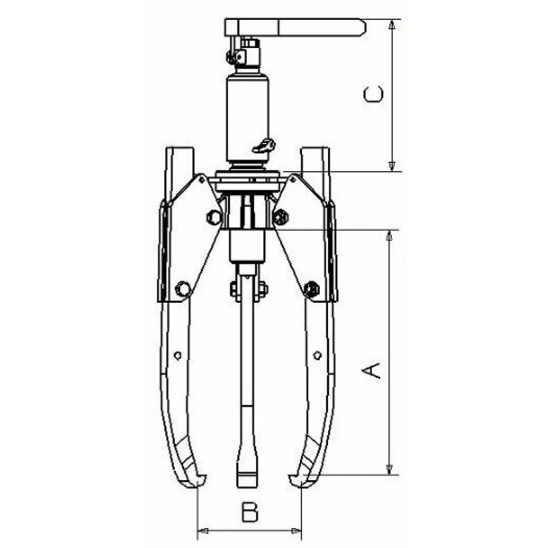 EXTRACTOR AUTOCENTRANTE HIDRÁULICO FUSO INTEGRADO FORZA