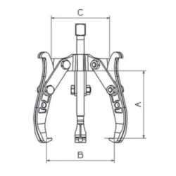 EXTRACTOR DE 2/3 PATAS REVERSÍVEIS FORZA