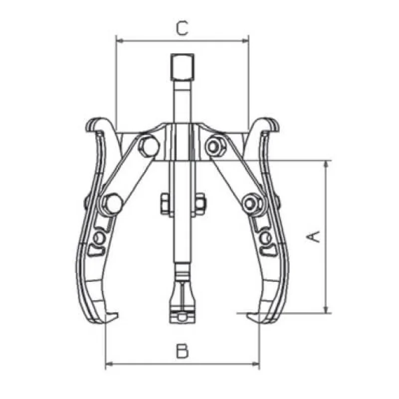 EXTRACTOR DE 2/3 PATAS REVERSÍVEIS FORZA
