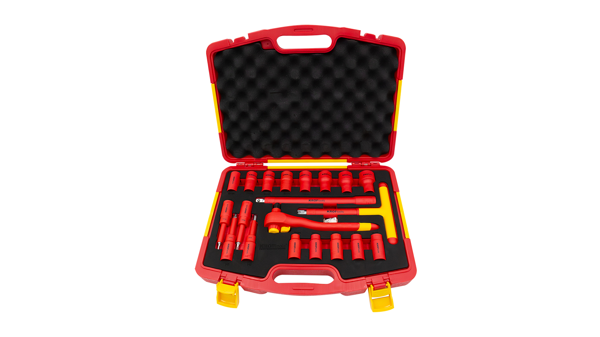 Jogo de Chaves de Caixa Isoladas VDE KROFTOOLS 1/2 20 Peças