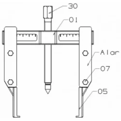 EXTRACTOR DE PATAS FINAS FORZA