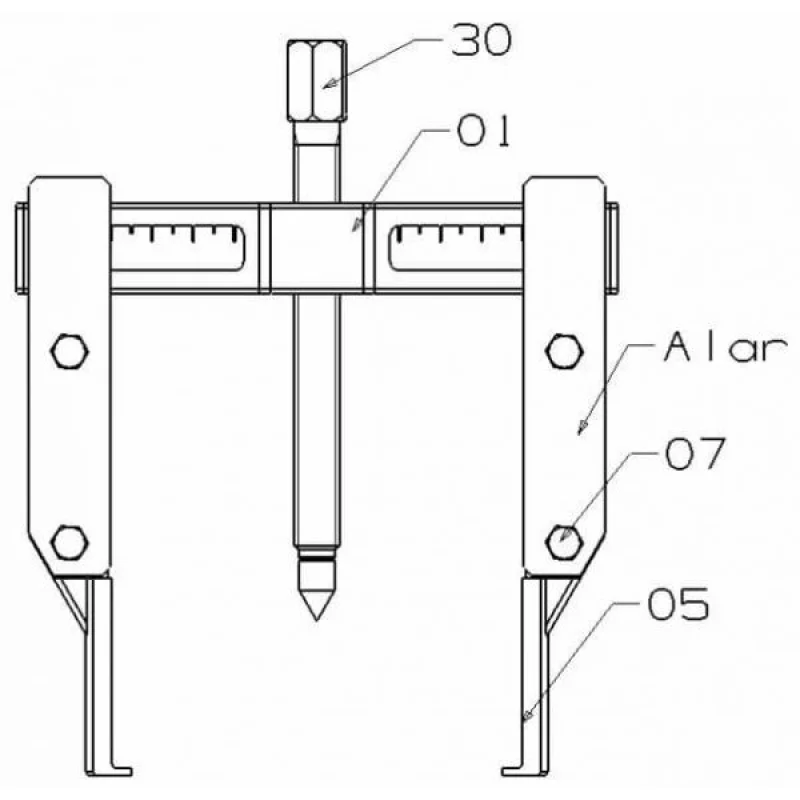 EXTRACTOR DE PATAS FINAS FORZA