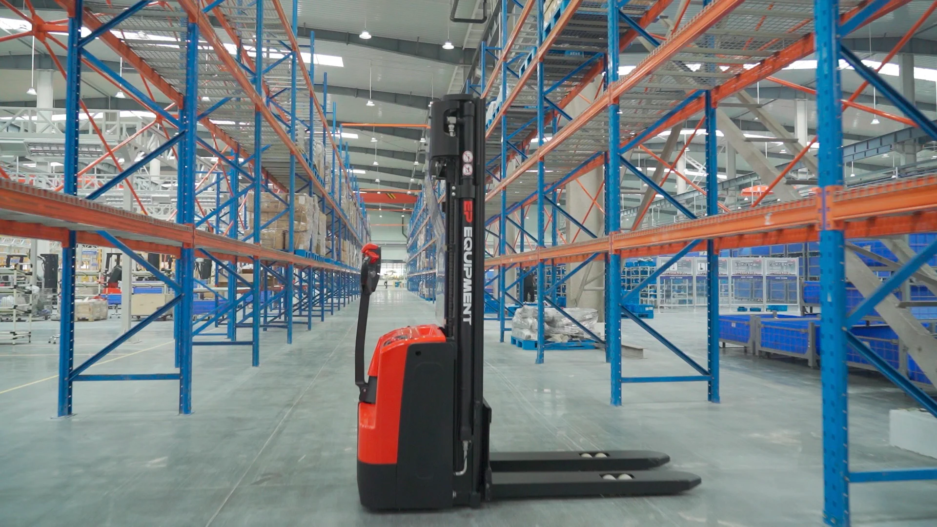 Empilhador Elétrico Pedonal EP WSA161 1600 KG 3000 MM LI-ION