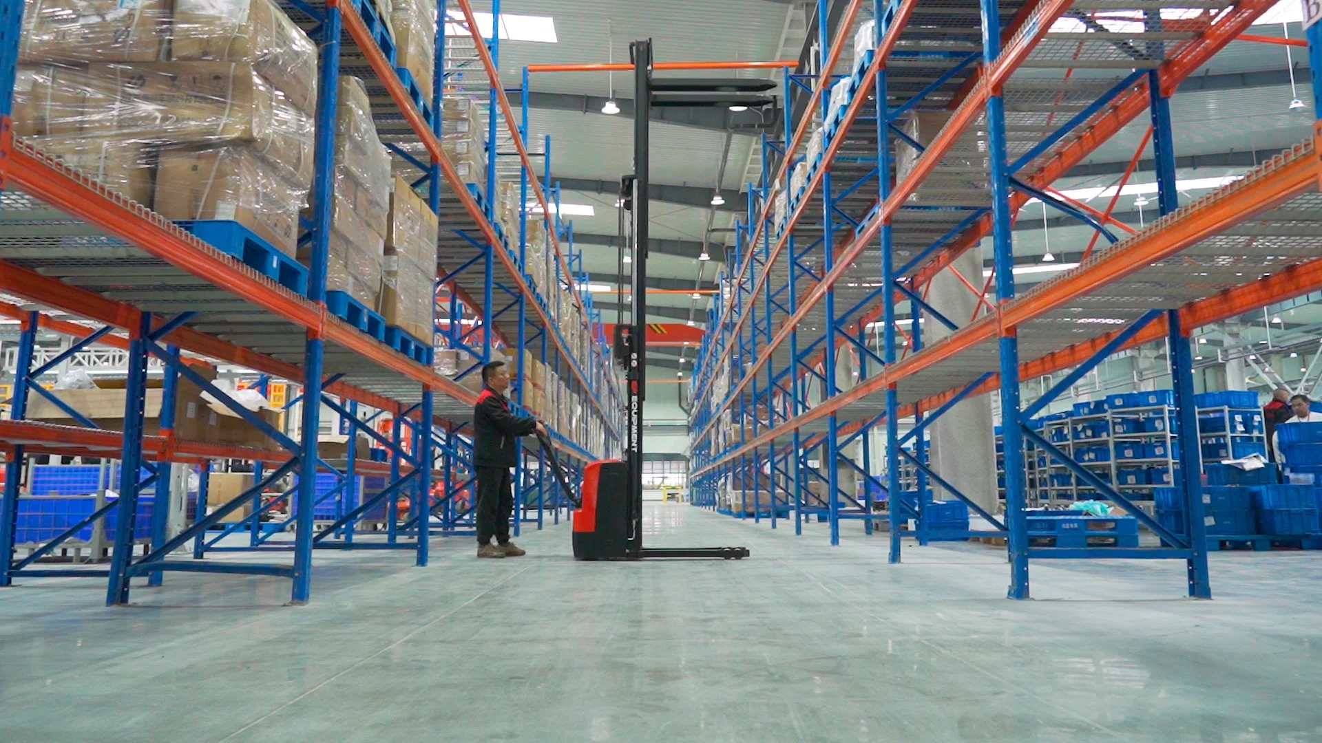 Empilhador Elétrico Pedonal EP WSA161 1600 KG 3000 MM LI-ION