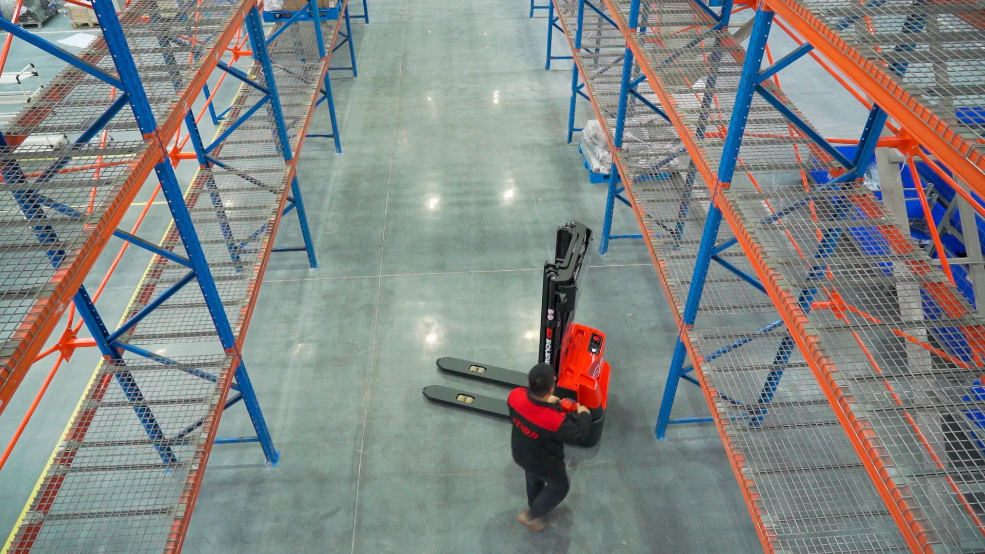 Empilhador Elétrico Pedonal EP WSA161 1600 KG 3000 MM LI-ION