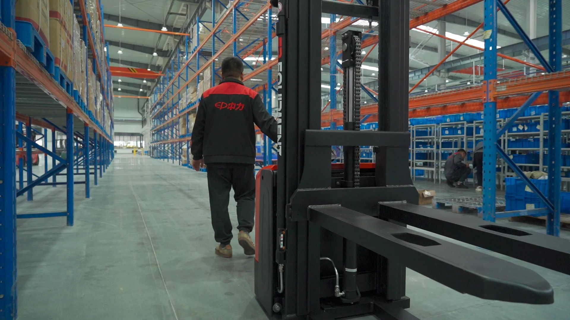 Empilhador Elétrico Pedonal EP WSA161 1600 KG 3000 MM LI-ION