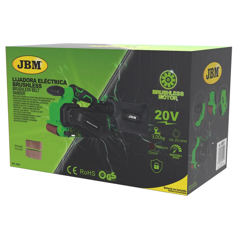 LIXADORA ELÉTRICA SEM ESCOVAS JBM
