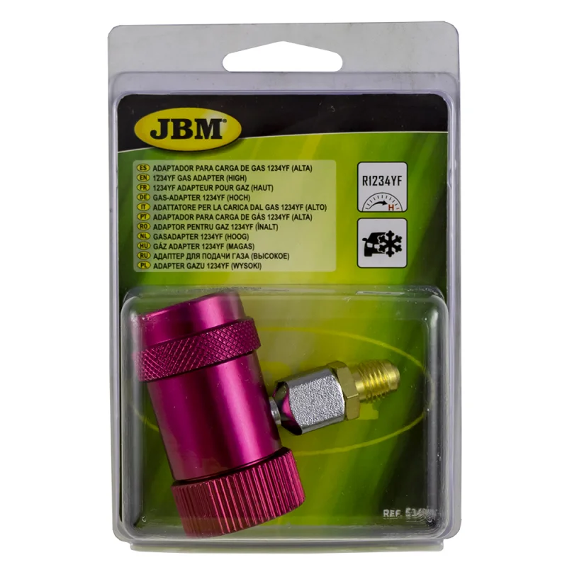 ADAPTADOR PARA CARGA DE GÁS 1234YF (ALTA) JBM
