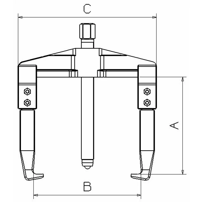 EXTRACTOR UNIVERSAL DE 2 PATAS RÍGIDAS FORZA