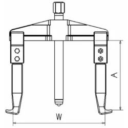 EXTRACTOR UNIVERSAL DE 2 PATAS RÍGIDAS FORZA