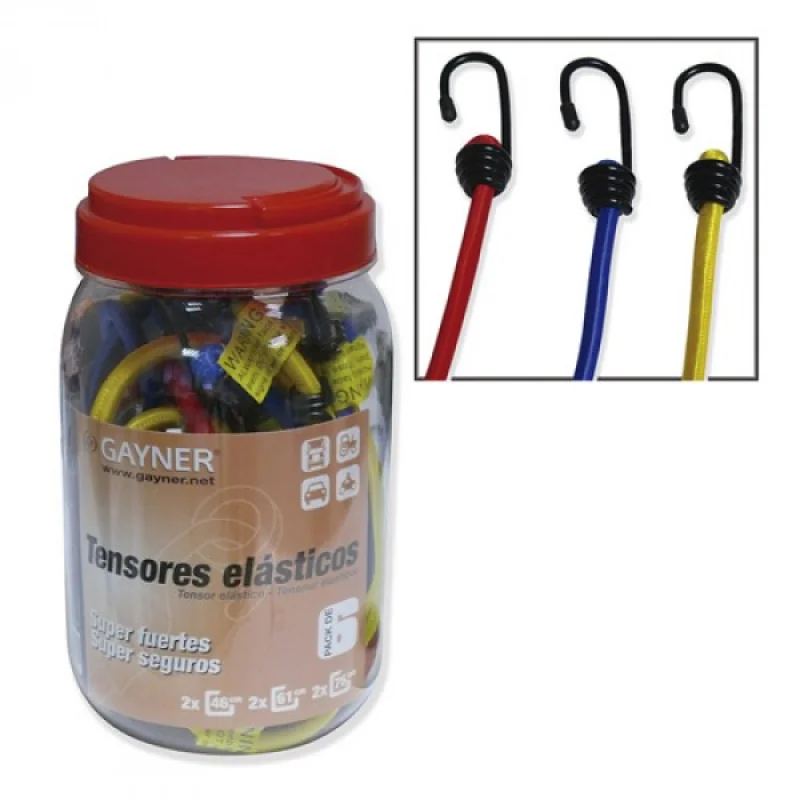 EMBALAGEM COM 6 ELÁSTICOS GAYNER EMBALAGEM COM 6 ELÁSTICOS GAYNER