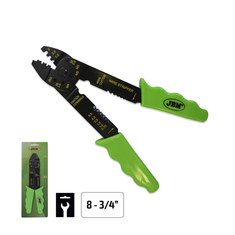 ALICATE PARA TERMINAIS NÃO ISOLADOS 8-3/4" JBM