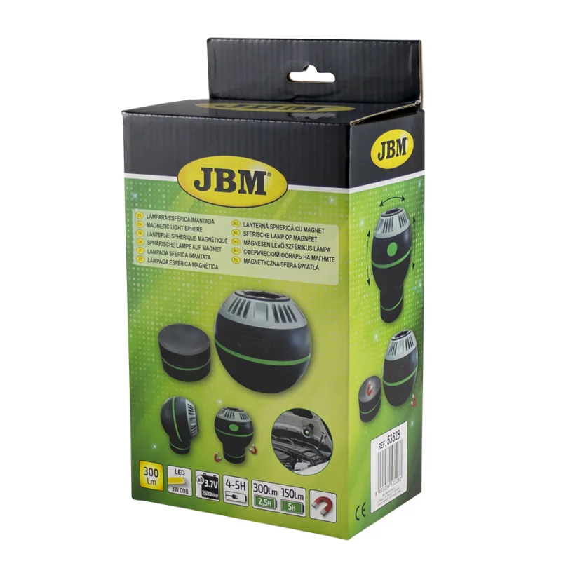 LÂMPADA ESFÉRICA MAGNÉTICA JBM