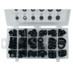 CAIXA COM PASSA-CABOS DE BORRACHA JBM