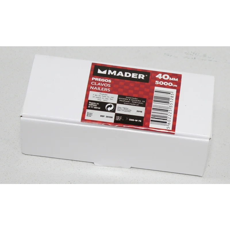 Pregos 40mm Cx5000 MADER