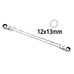CHAVE ARTICULADA COM ROQUETE 12x13mm JBM