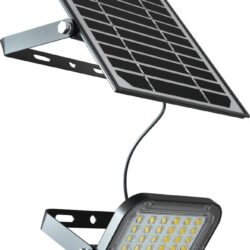 Projetor Solar LED DRAKKAR 10W 1500lm com Comando IP65