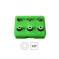 Caixa de 6 Pontas XZN 1/2" 12 Faces JBM M10 a M20