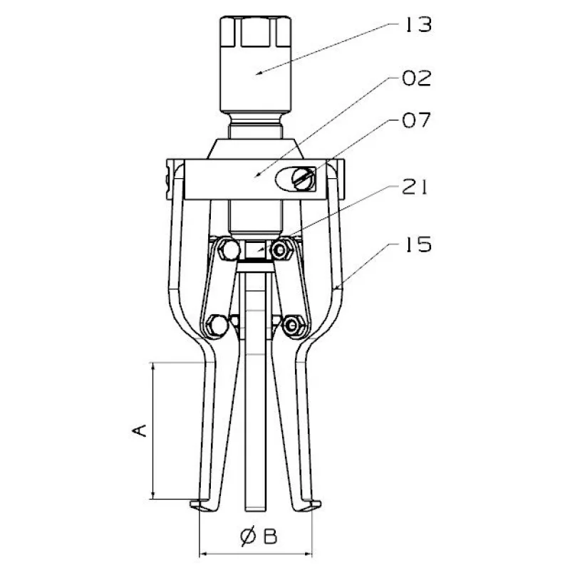 EXTRACTOR DE CAMISAS INTERIORES E EXTERIORES FORZA