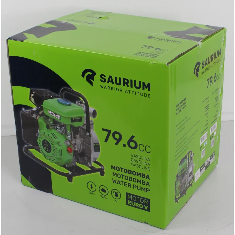 Motobomba SAURIUM 79.6CC 1" 7000 L/h 2.4HP