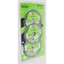 DISCO TUNGSTÉNIO - 3PÇS 185MM SAURIUM