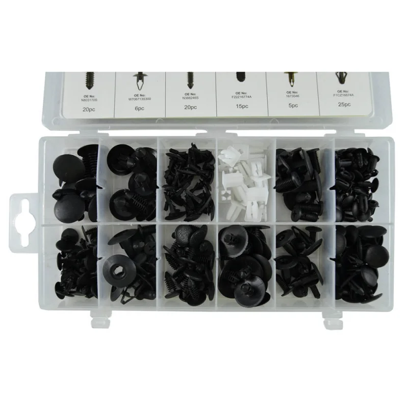 SORTIDO DE CLIPS PARA FORD 169 PCS JBM