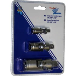 CARDAN 1/4"-3/8"-1/2" 3PCS MADER