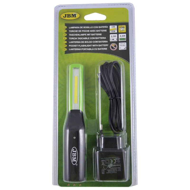 LANTERNA DE BOLSO COM BATERIA JBM