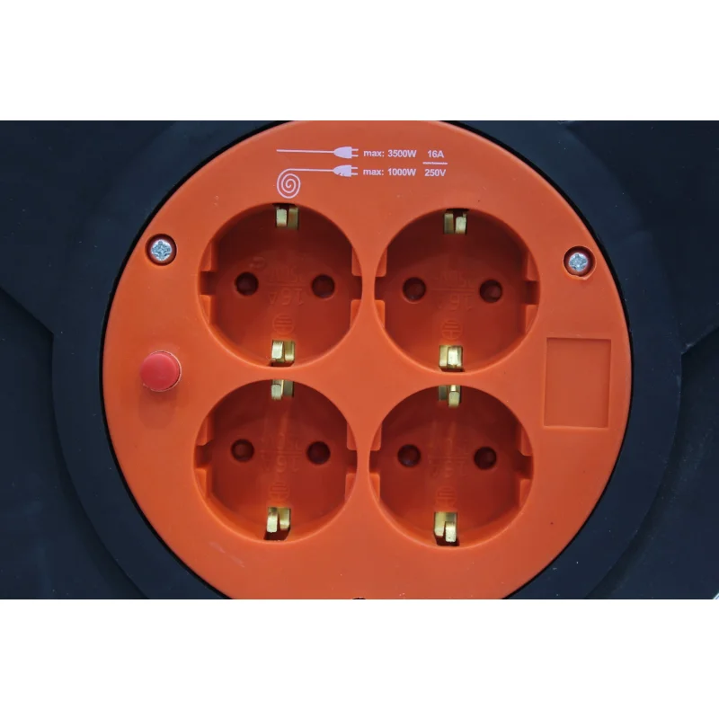 Extensão elétrica SUPER POWER 50m 3G x 1.5mm² 4 tomadas