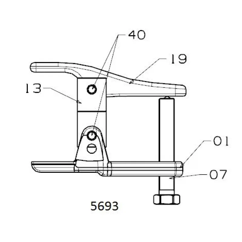 EXTRACTOR DE RÓTULAS 2 POSIÇÕES FORZA