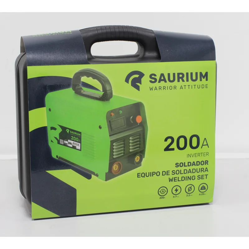 SOLDADOR INVERTER 200A SAURIUM