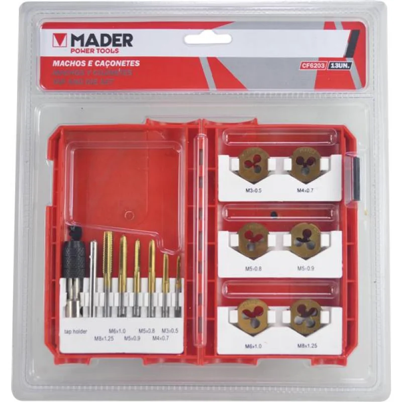 MACHOS CAÇONETES 13PC MADER